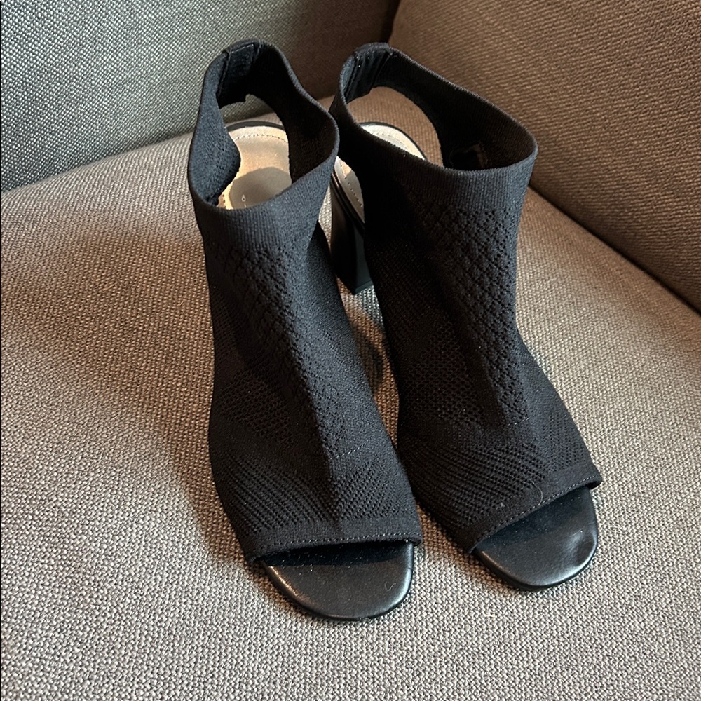 Impo Stretch “VELANCY” Black Women's Heeled Ankle Boots